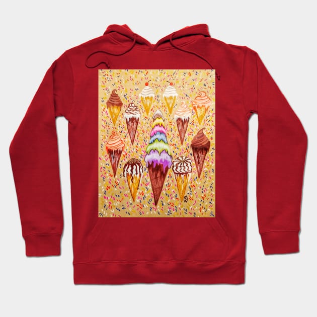 Ice Cream Party Hoodie by Matt Starr Fine Art